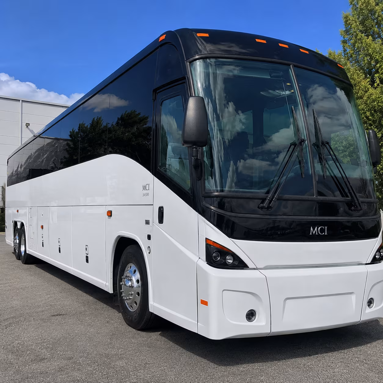 bus rental options for clinton township trips