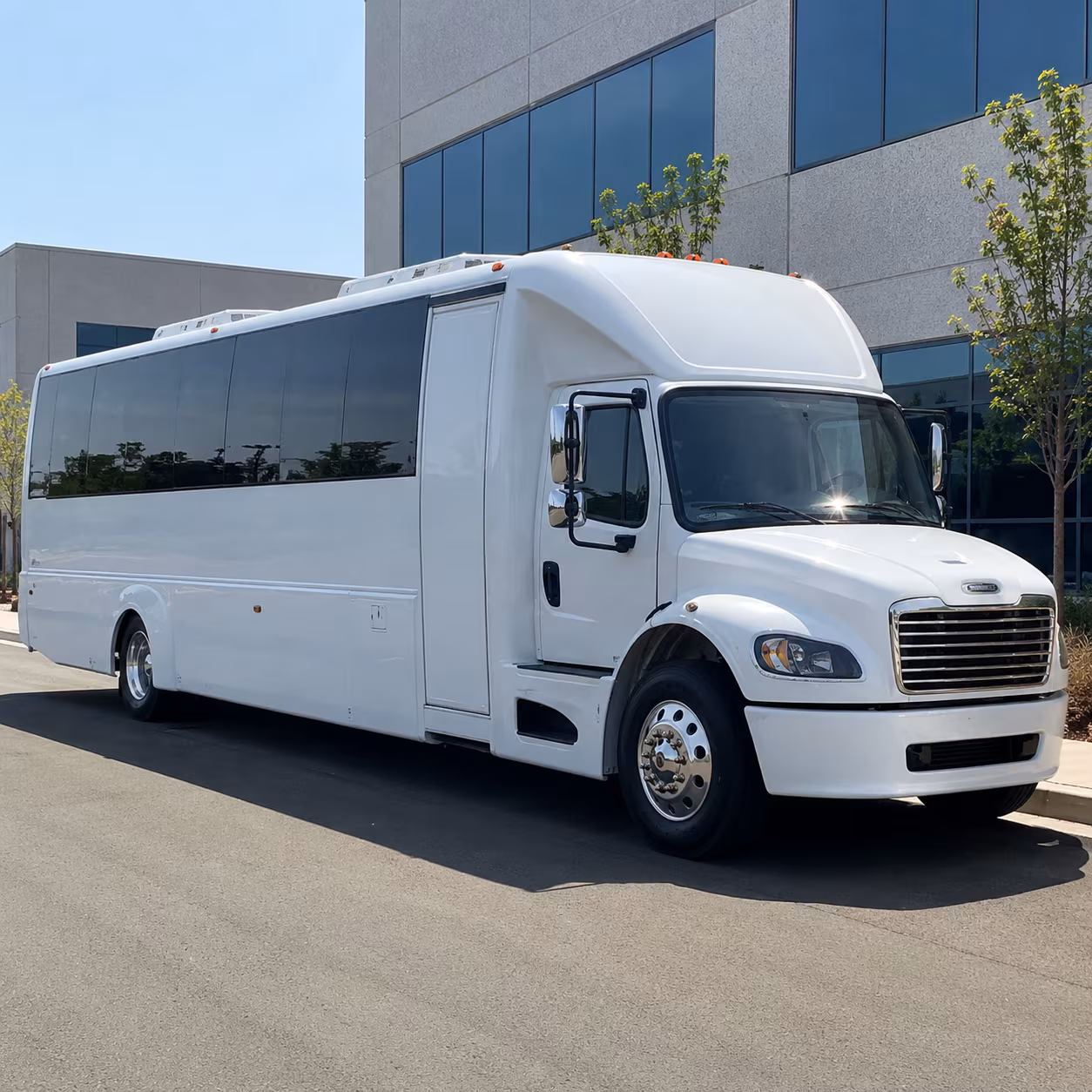 clinton township 25 passenger party bus
