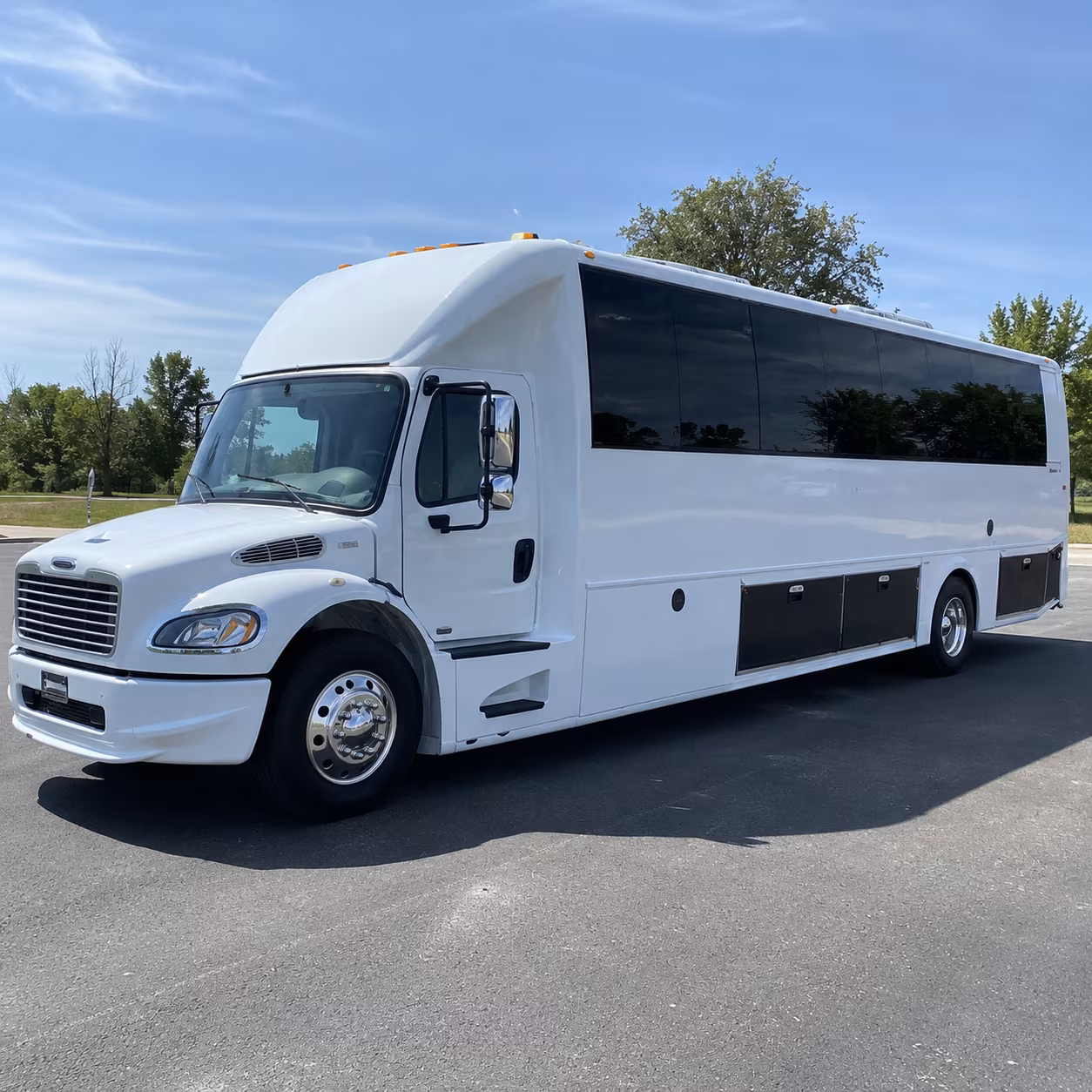 clinton township 40 passenger party bus