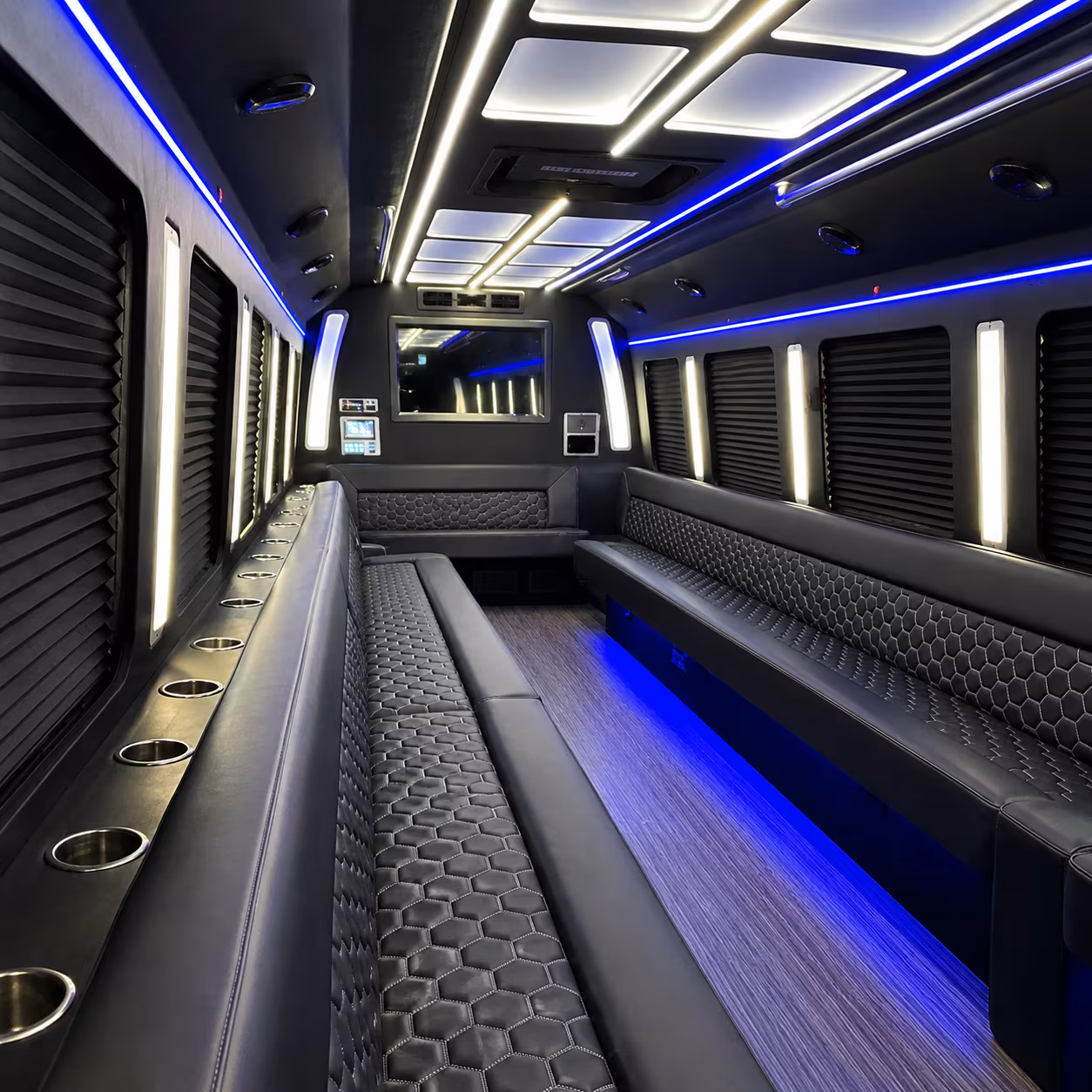 clinton township night out party bus rental