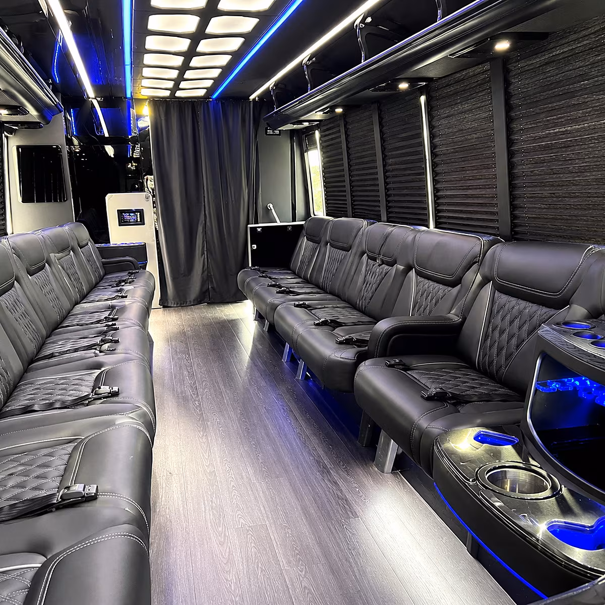clinton township party bus rentals inside
