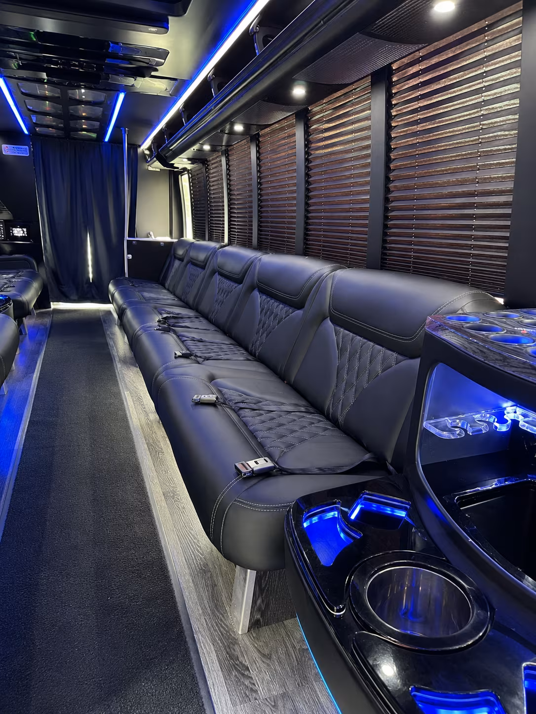 clinton township wedding party bus rental