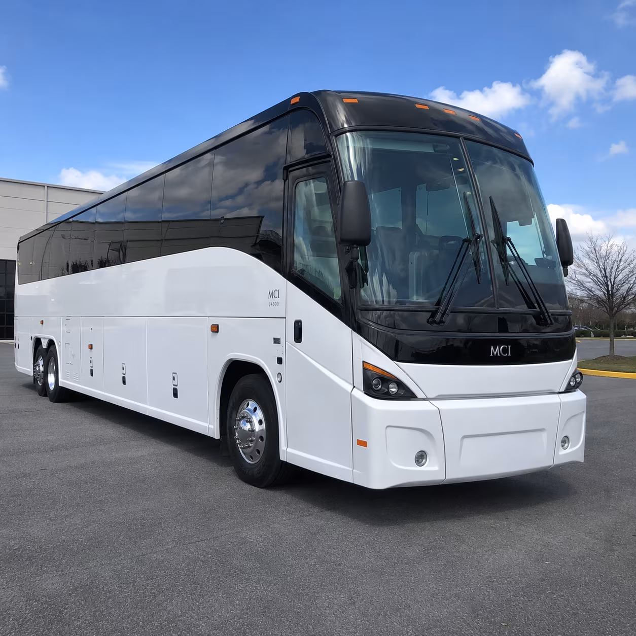 dearborn charter bus rental exterior