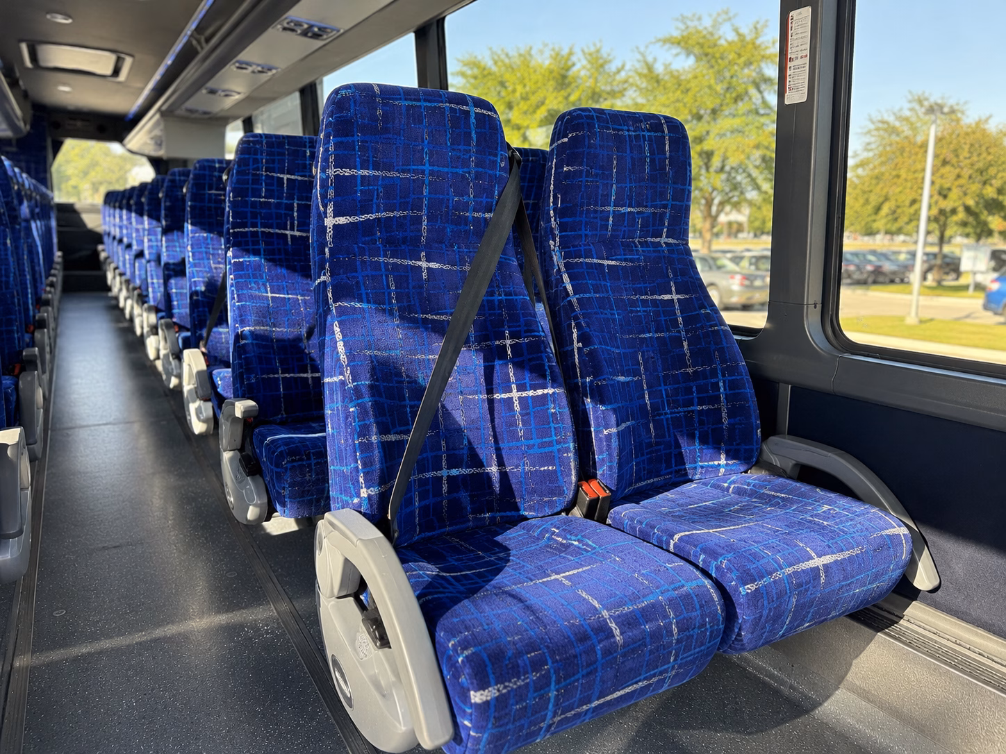 get a prom party bus that starts the night before you arrive