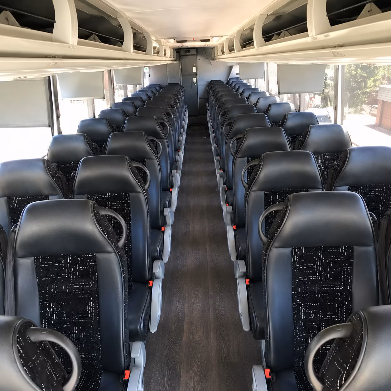 troy charter bus rental inside