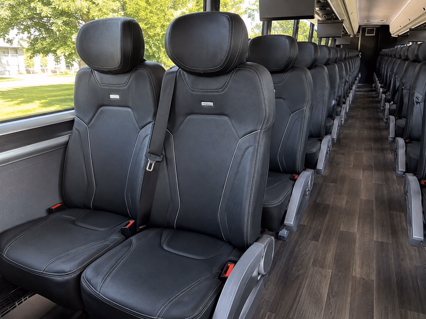 warren charter bus interior gallery
